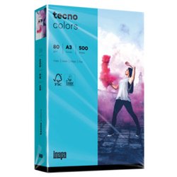 Kopierpapier Tecno Colors A3 80g blau