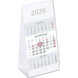 Dreimonatskalender 105x210mm 3 Monate/1 Blatt