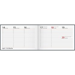 Taschenkalender 152x102mm 1Woche/2Seiten