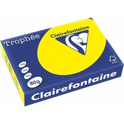 Kopierpapier Papago 80g A4 intensiv-kanariengelb 500Bl