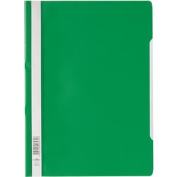 Schnellhefter PP Vorderdeckel transparent A4 grün