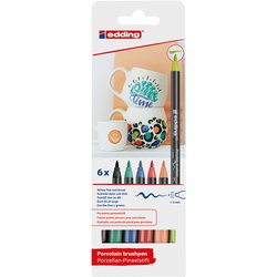 Porzellanpinselstift sortiert vivid