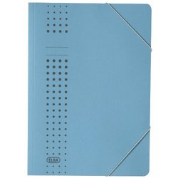 Eckspannermappe Karton 320g A4 blau