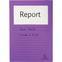 Sichtmappe/Fenstermappe Forever violett aus Recycling Karton