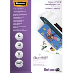 Fellowes Laminierfolie A4 80mic, glänzend