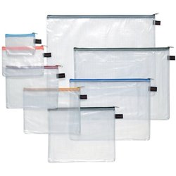 Sammelbeutel 6er Set B4/A4/B5/A5/B6/A6 sortiert 150my