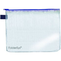 Sammelbeutel/Kleinkrambeutel A4 blau/transparent 150my