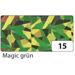 Holografiefolie 40x100cm selbstklebend magic grün