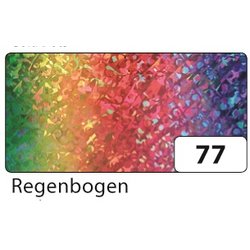 Holografiefolie 40x100cm selbstklebend Regenbogen