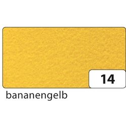 Bastelfilz 150g 20x30cm 10Bl bananengelb