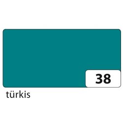 Tonpapier Folia 6438 130g A4 100Bl türkis