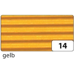 Wellpappe Folia 741014 50x70cm 10Bg gelb