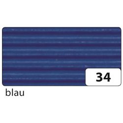 Wellpappe gerollt 50x70cm blau