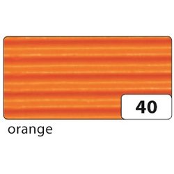 Wellpappe Folia 741140 gerollt 50x70cm orange