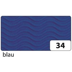 Laternenrohling Folia 9834/5 3D-Welle 135x135x180mm 5St blau