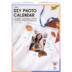Fotokalender mit Spiralbindung A4 weiß