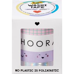 Washi-Tape 4er-Set Hotfoil Happy Vibes 