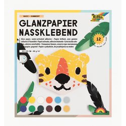 Buntpapier A4 12Bl sortiert