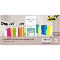 Doppelkarte DINlang hoch 25St