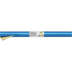 Alufolie 05x10m blau/gold
