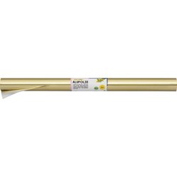 Alufolie 05x10m gold/silber
