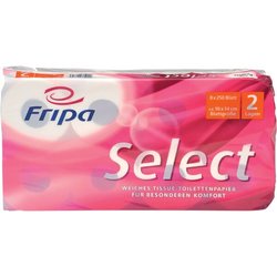 Fripa Toilettenpapier Select 2-lagig hochweiß