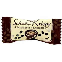 Hellma Schoko-Krispy Reisknusperkern mit Vollmilchschokolade umhüllt