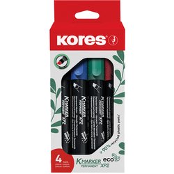 Permanentmarker ECO Set XP2 Keilspitze 4er Etui