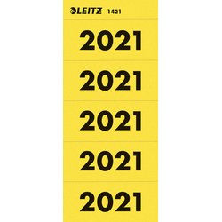 Inhaltsschildchen 2021 100St gelb