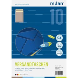 Versandtasche Milan DIN C4 braun  90g/m² 10St