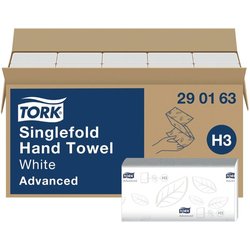 Tork Handtuchpapier Classic Plus weiß Zickzackfalzung