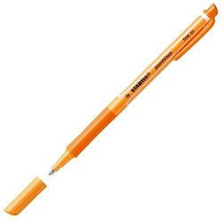 Tintenroller pointVisco 0,5 mm mit weicher Griffzone Clip orange
