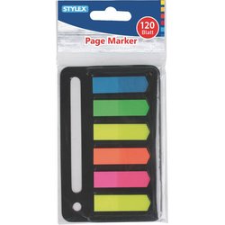 Page Marker 120 Flaggen neon