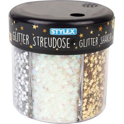 Glitter-Streudeko 6 verschiedene Dekore