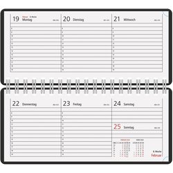 Spiral-Taschenkalender 80x180 mm 1Woche/2Seiten