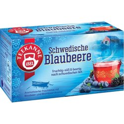 Teekanne Tee Schwedische Blaubeere