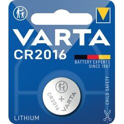 Knopfzellen-Batterie Varta CR2016 Lithium 3V 90mAh