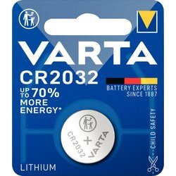 Knopfzellen-Batterie Varta CR2032 Lithium 3V 230mAh