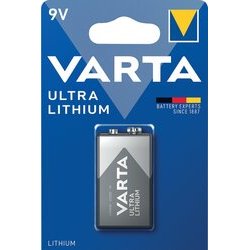 VARTA Batterie Professional Lithium 9V 6122301401