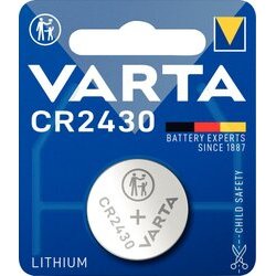 Knopfzellen-Batterie Varta CR2430 Lithium 3V 280mAh