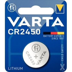 Knopfzellen-Batterie Varta CR2450 Lithium 3V 560mAh