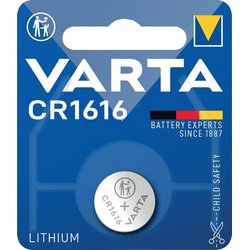 Knopfzelle elek.Varta 6616 CR1616