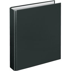 Ringbuch Hartpappe PP-kaschiert Basic A5 25mm schwarz
