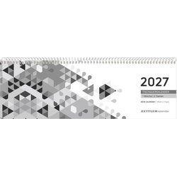 Tischquerkalender 296x99mm 1 Woche / 2 Seiten