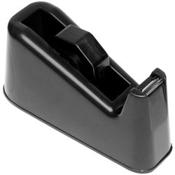 Tischabrolle schwarz 66x25mm