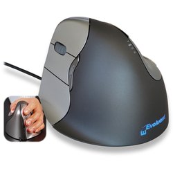 Die ergonomische Maus Evoluent4 für Linkshänder ist schnell und präzise.