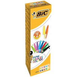 Kugelschreiber Cristal Multicolour 0,6mm farbig sort Schachtel 20St