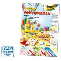 Motivblock Folia 4949 Kids 24x34cm 30Bl sortiert