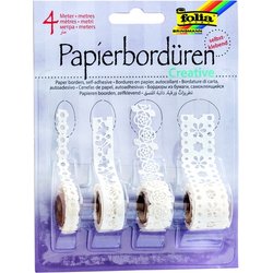Papierbordüre Creative selbstklebend 1m 4er
