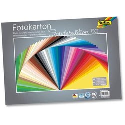 Fotokarton Folia 61/50 09 300g 50x70cm 50Bg 50 Farben sortiert